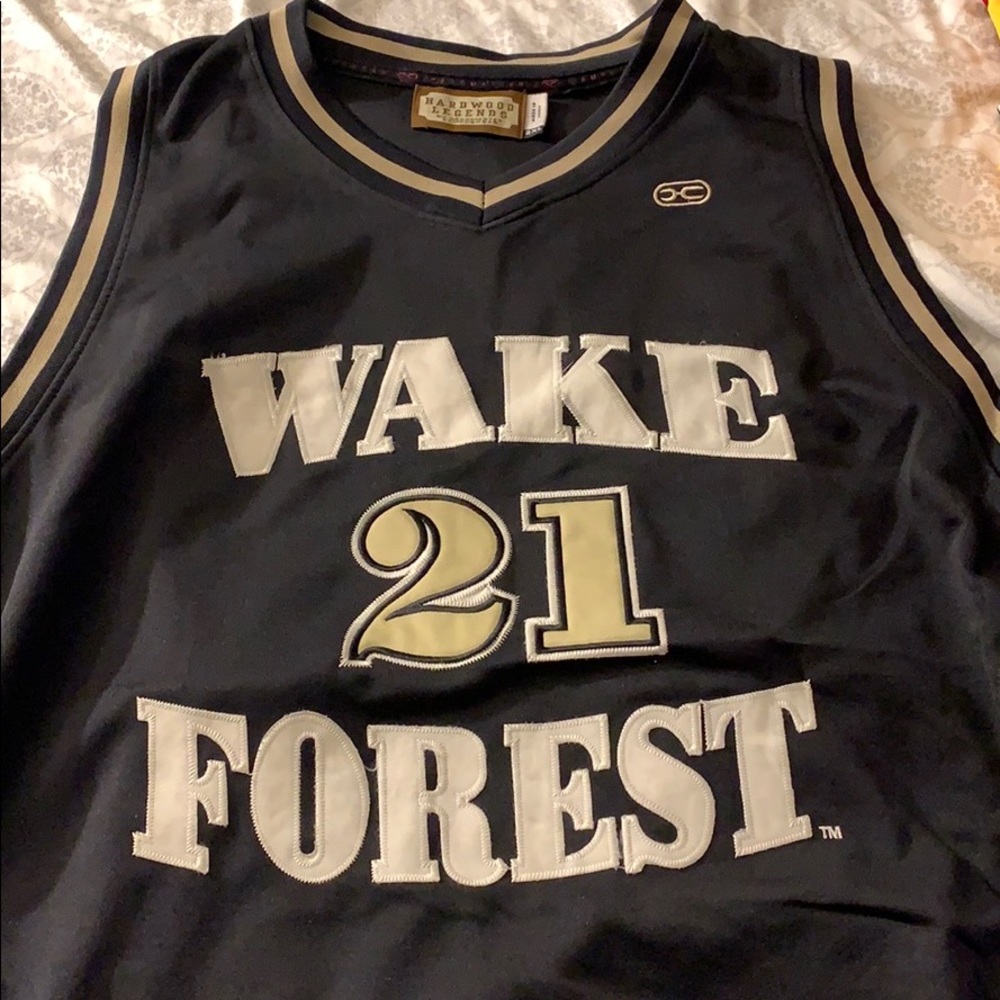 Tim Duncan collage Jersey wake forest